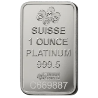 Representative Platinum Bar — 1 oz